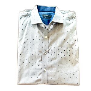 Bugatchi Men's Classic Fit Button Down Dress Shirt